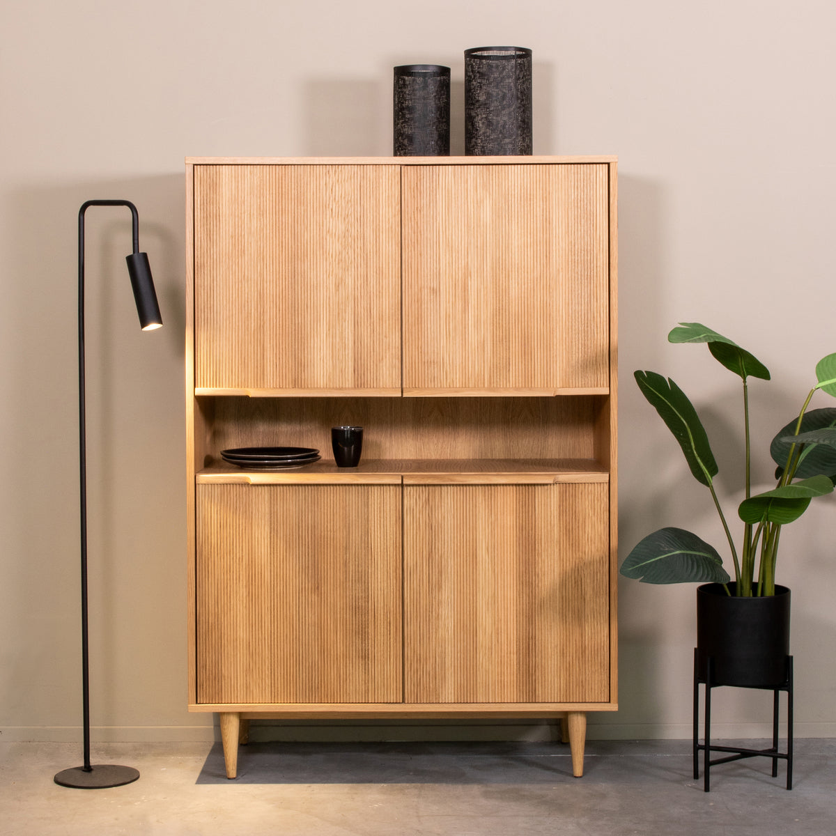 LABEL51 Bergkast Jule - Eiken - Hoge Kast